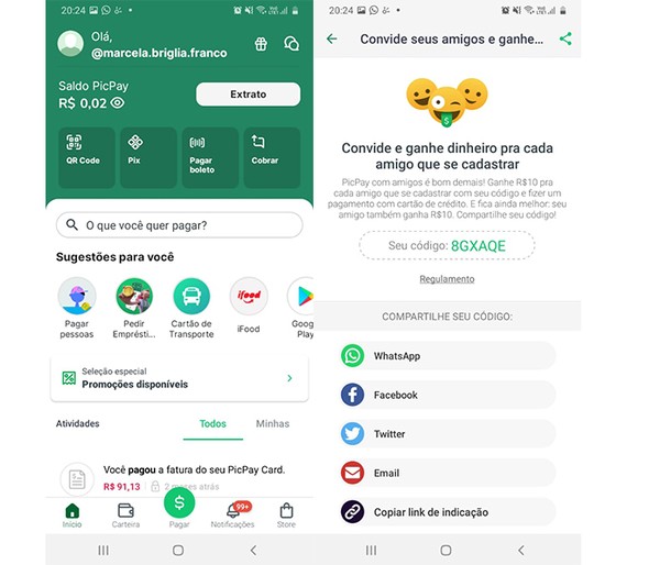 melhores apps que dão dinheiro ao se cadastrar 2026