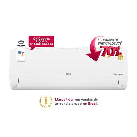 LG Dual Inverter Voice AI 9000 BTUs Quente/Frio 220V S3-W09AA31E