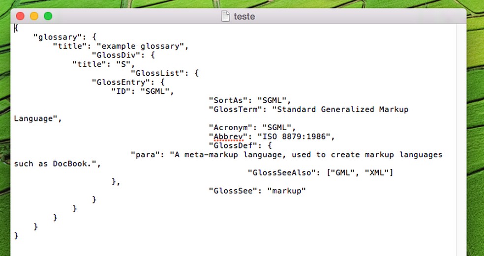 o que é javascript object notation