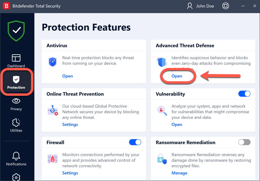 bitdefender central login