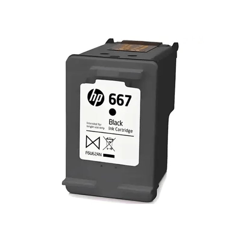 cartucho HP 667 preto