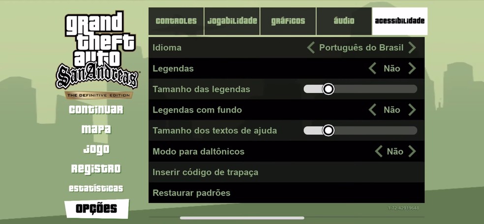 erros comuns ao usar codigos gta san andreas
