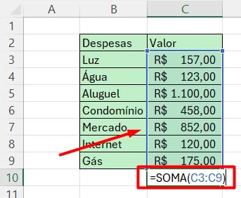 fórmulas essenciais excel