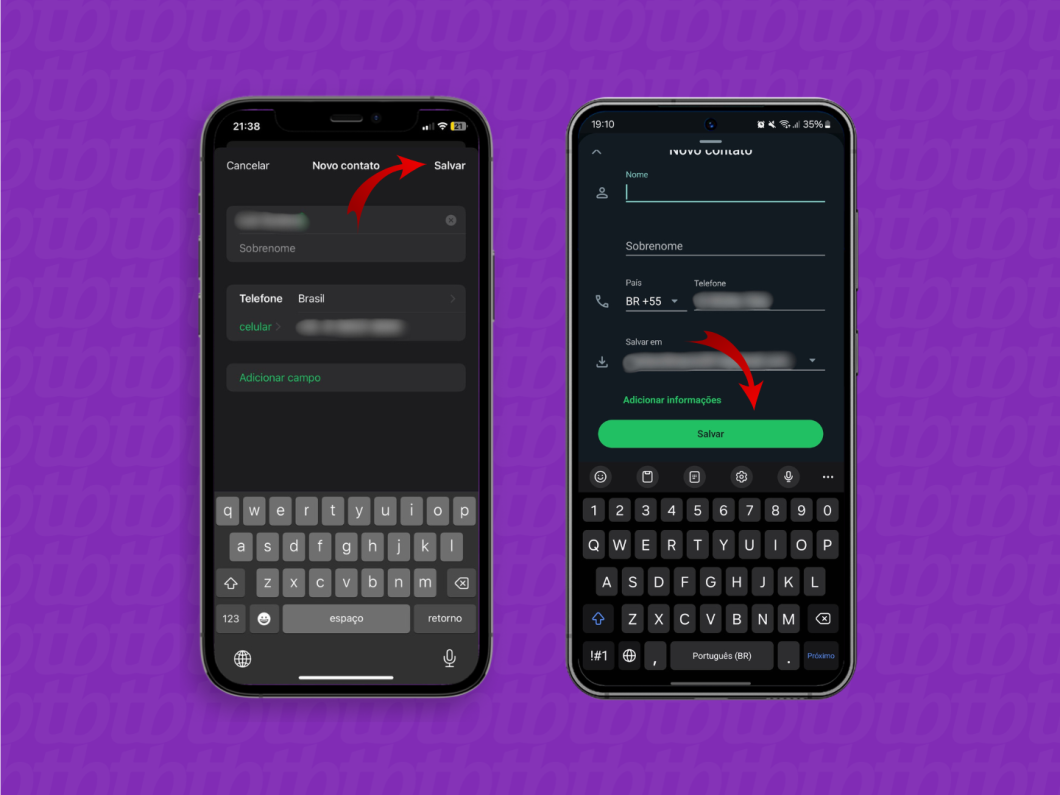 melhores formas de adicionar contato no whatsapp
