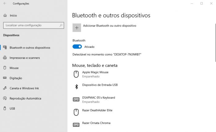 como ativar bluetooth no windows 10 passo a passo