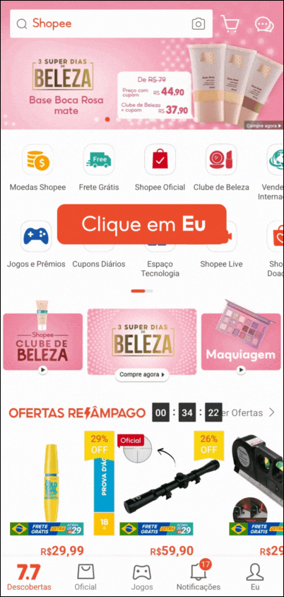 como comprar na shopee com pix