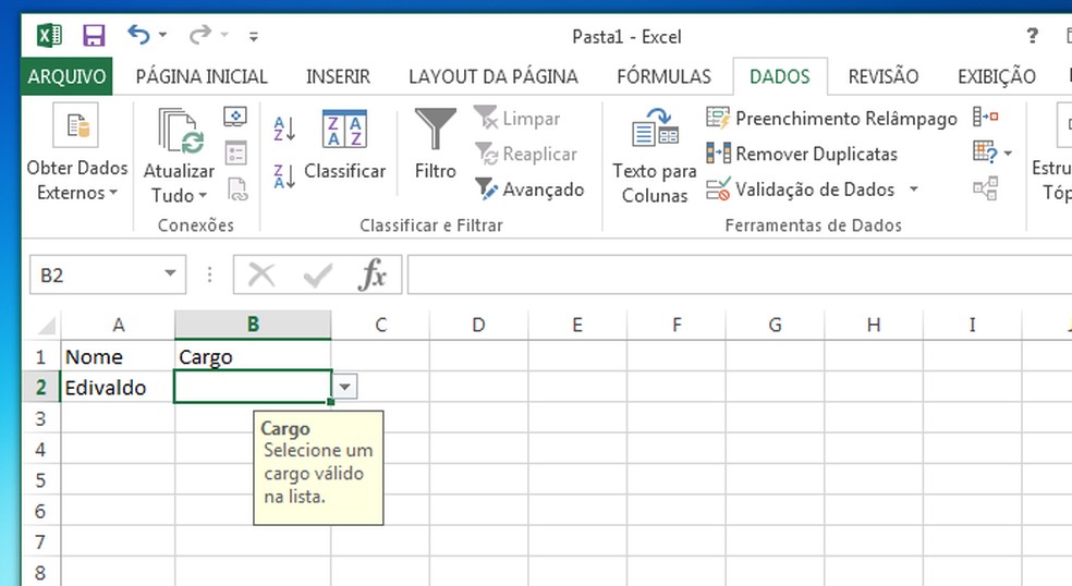 melhores dicas para criar lista suspensa excel