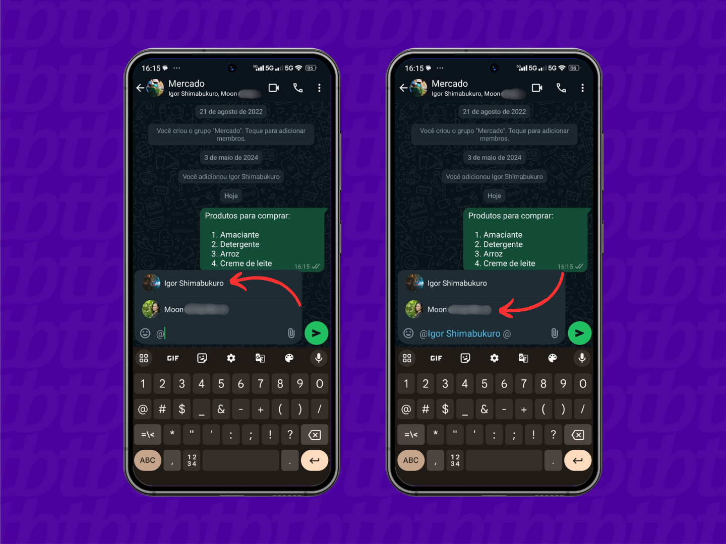 como marcar todos no grupo do whatsapp sem o comando