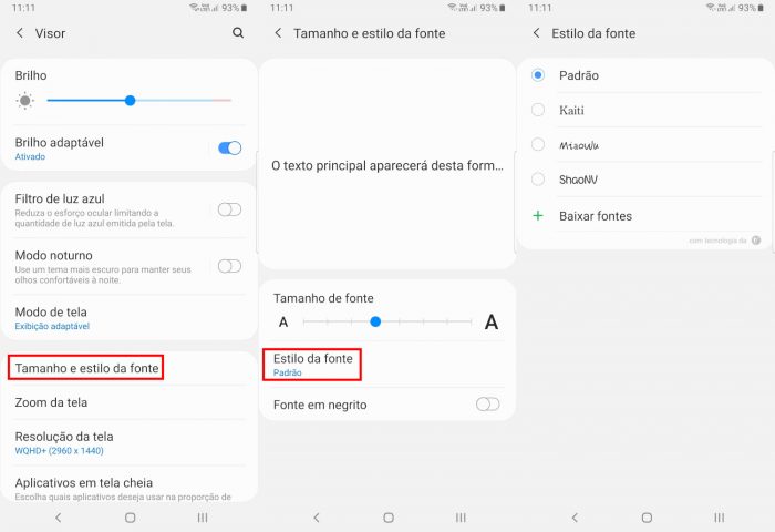 melhores fontes para personalizar meu celular