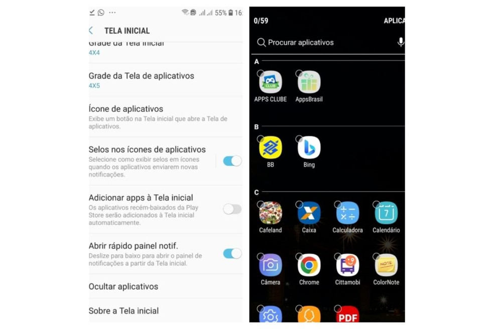 como ocultar aplicativo no celular
