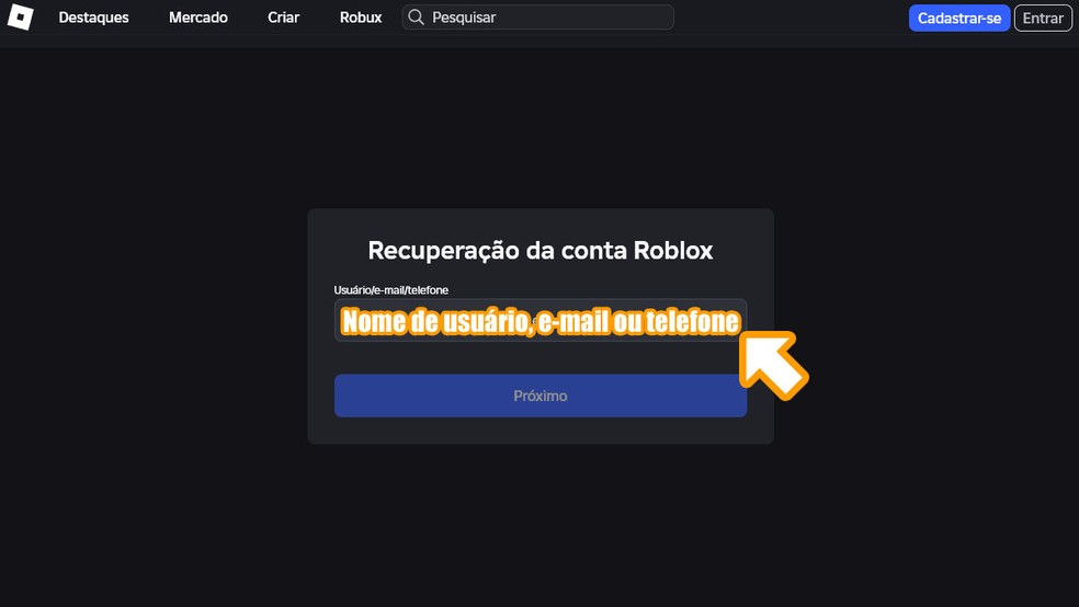 como recuperar conta do roblox