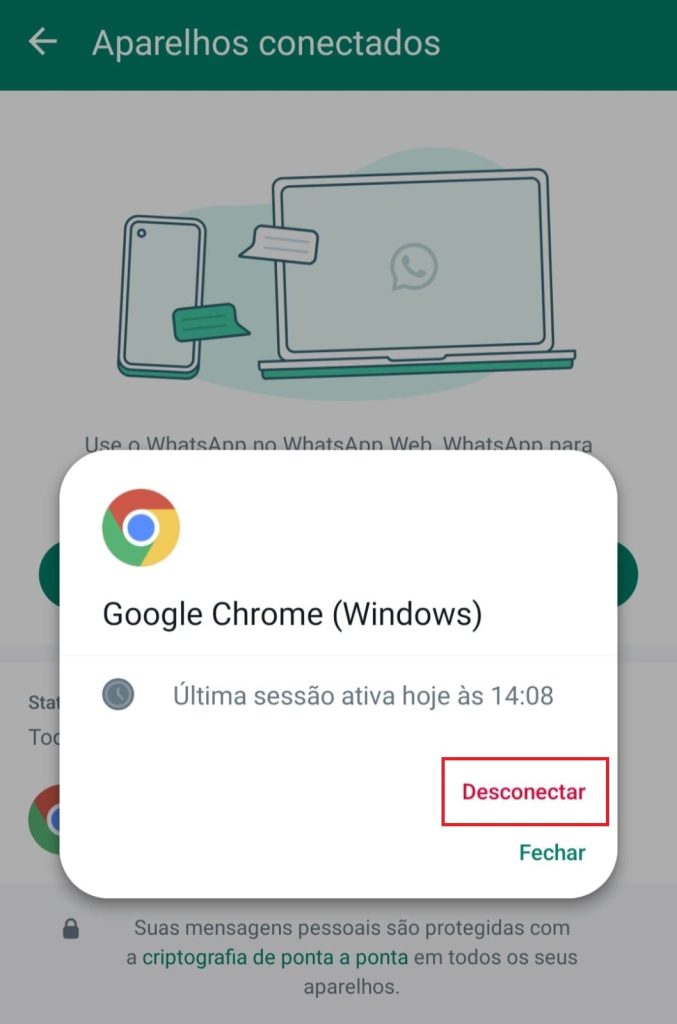 como saber se seu whatsapp foi clonado