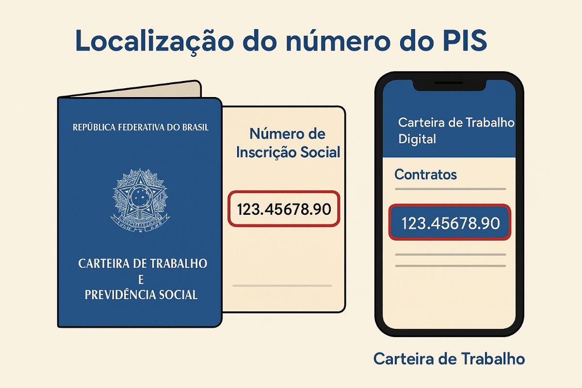 como ver o número do pis na carteira de trabalho digital