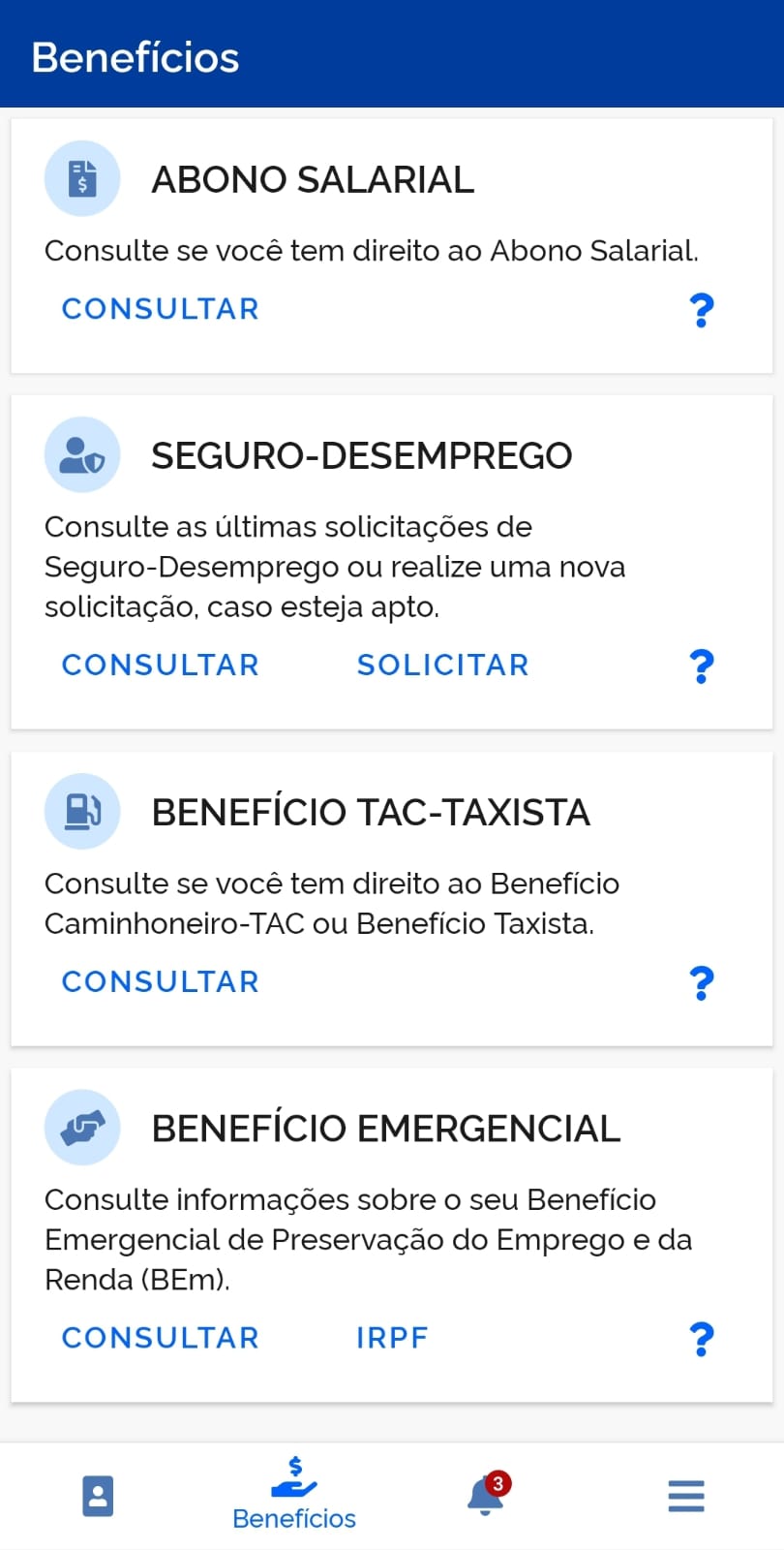 erros ao consultar pis carteira de trabalho digital