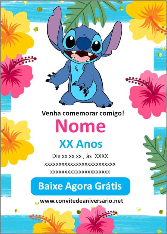 modelo de convite digital chá de bebê grátis