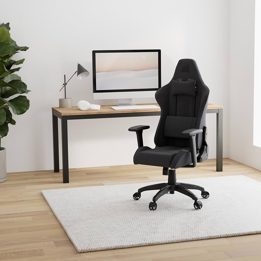 Cadeira gamer Corsair TC100 Relaxed Preto Cinza