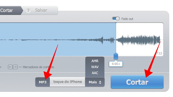 cortar audio mp3 online