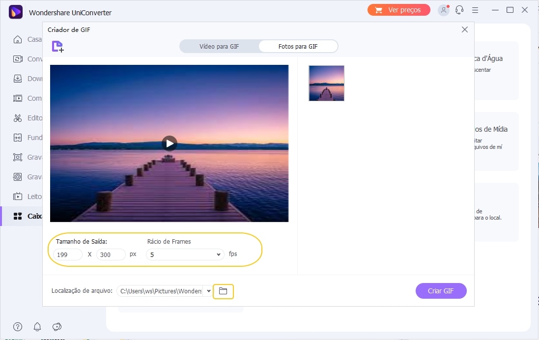 converter video para gif