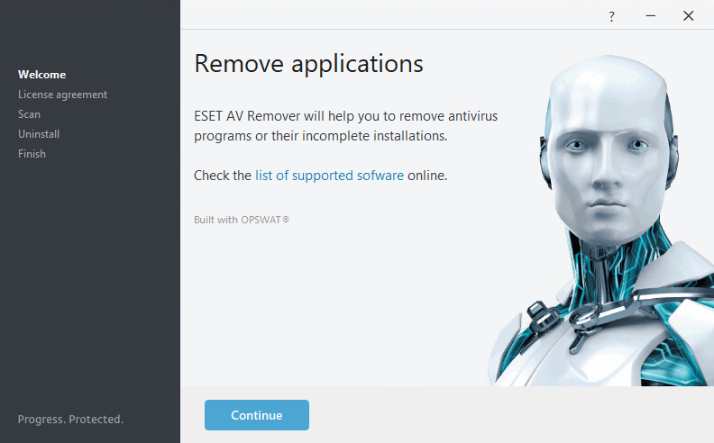 como desinstalar eset