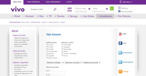 quanto custa ligar para o atendimento vivo