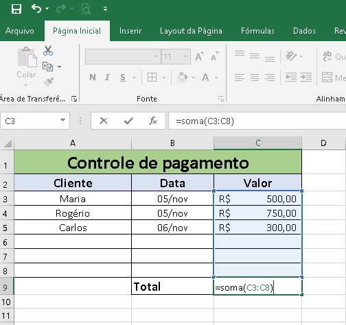 funções matemáticas excel