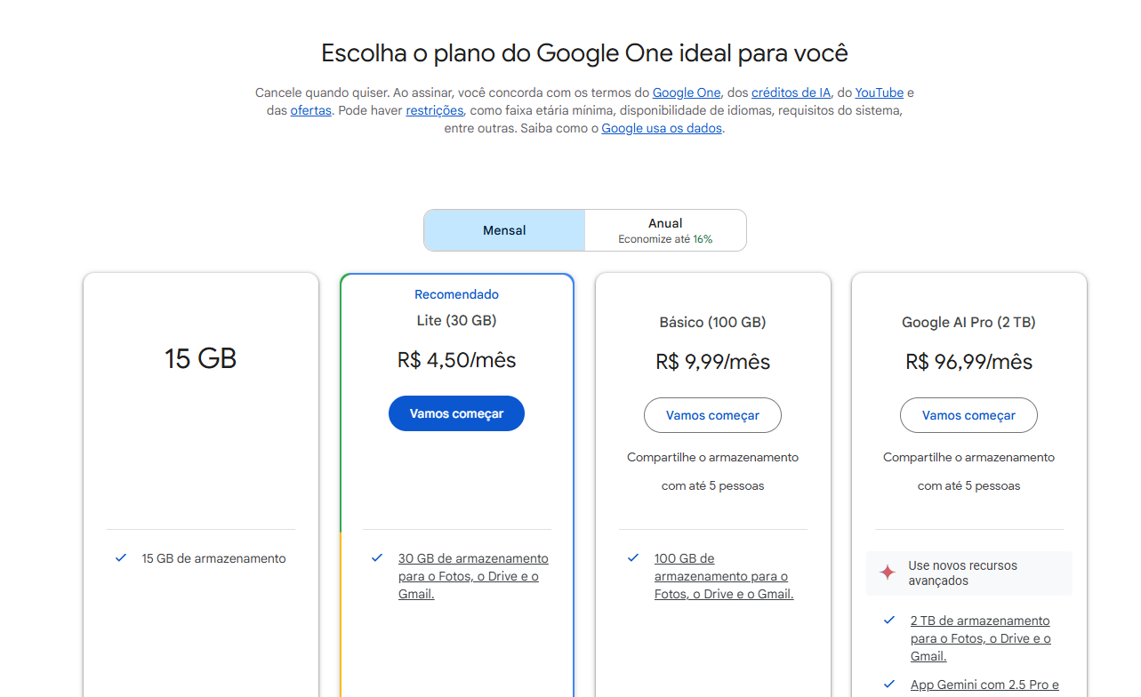 o que é google one e como funciona