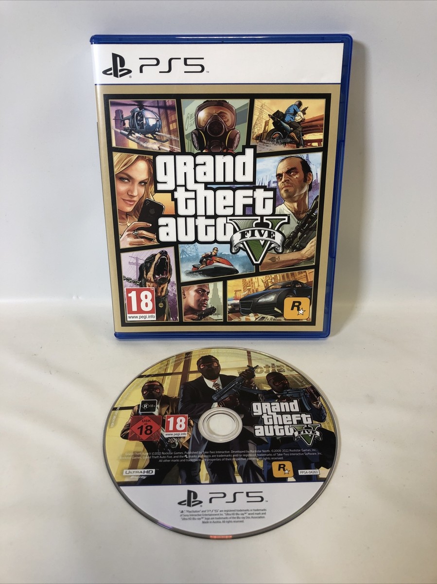 GTA 5 PS5 mídia digital