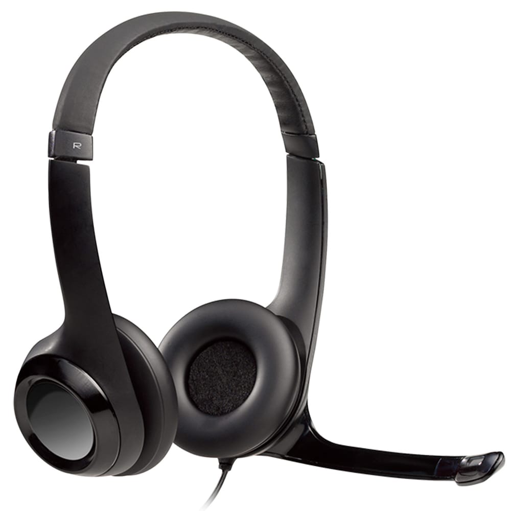 headset logitech com microfone