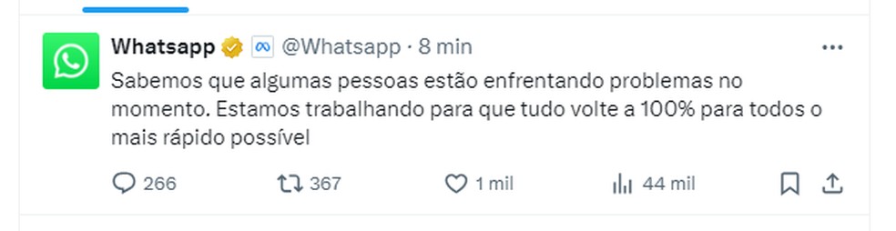 instabilidade whatsapp hoje