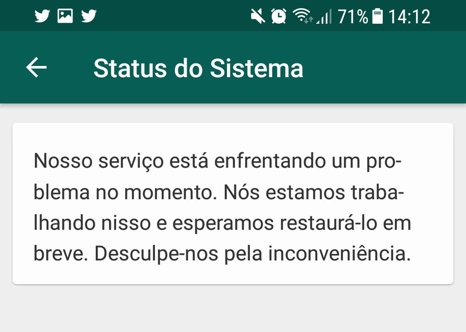 o que fazer quando whatsapp não envia mensagem