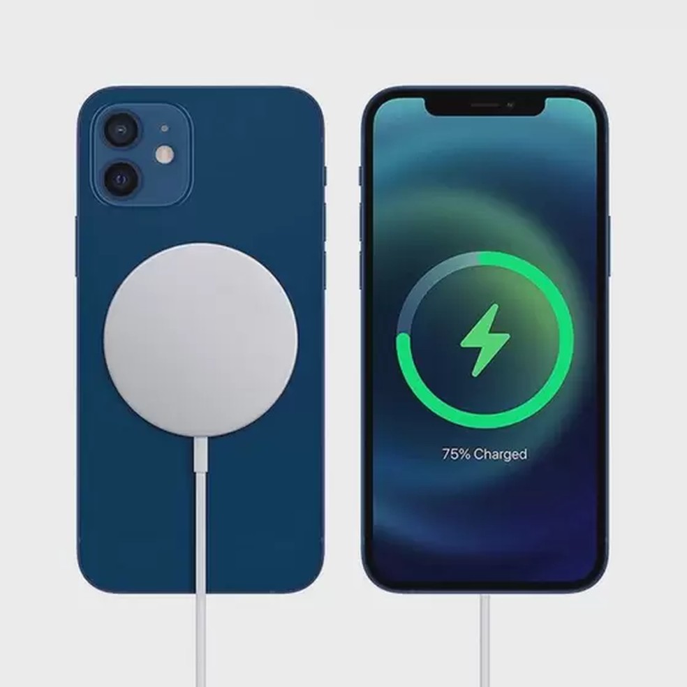carregamento sem fio iphone 12
