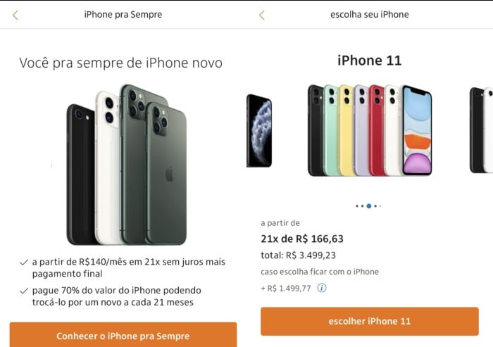 iPhone pra Sempre é um aluguel?