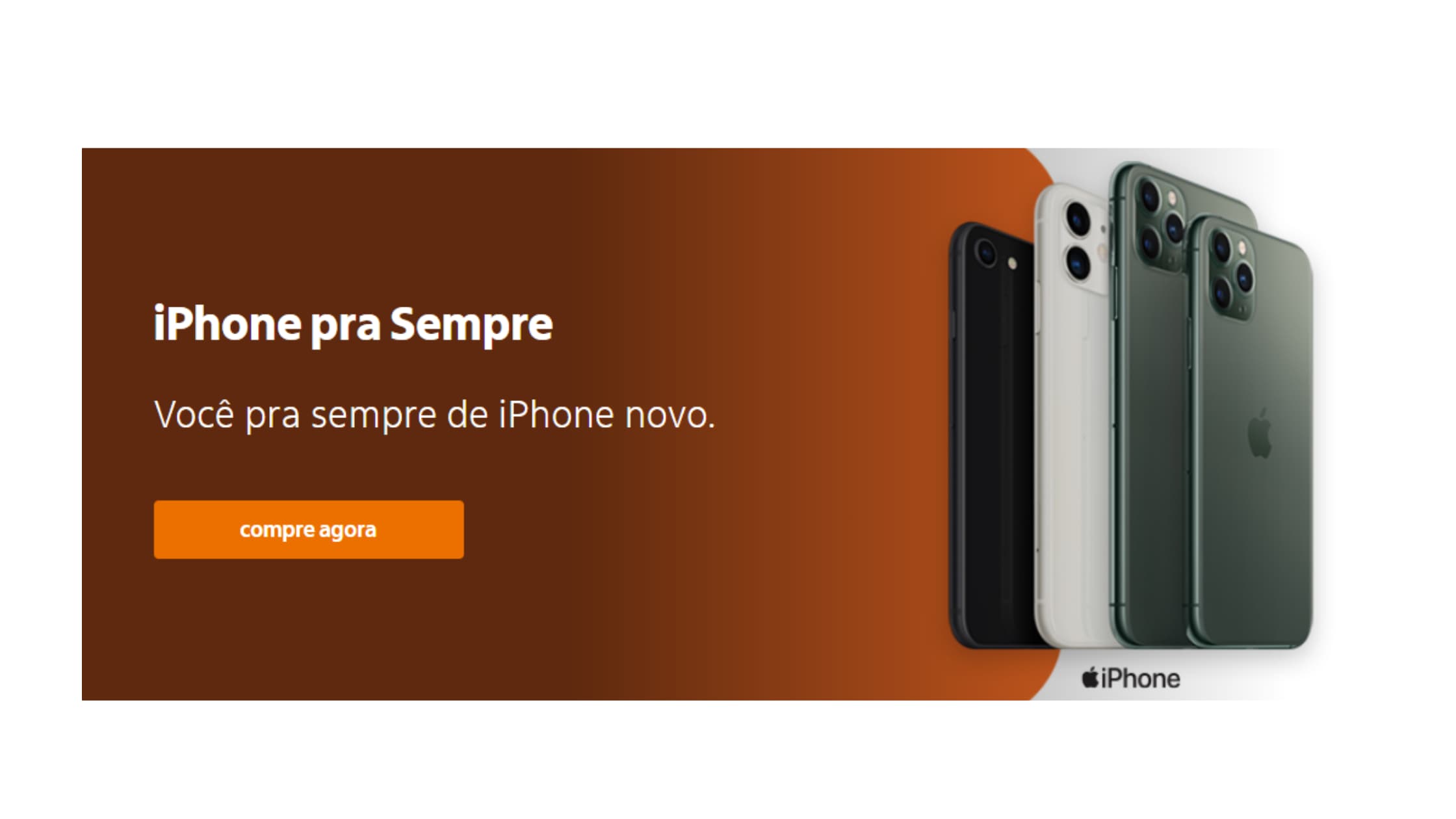 Ficar com iPhone no iPhone pra Sempre
