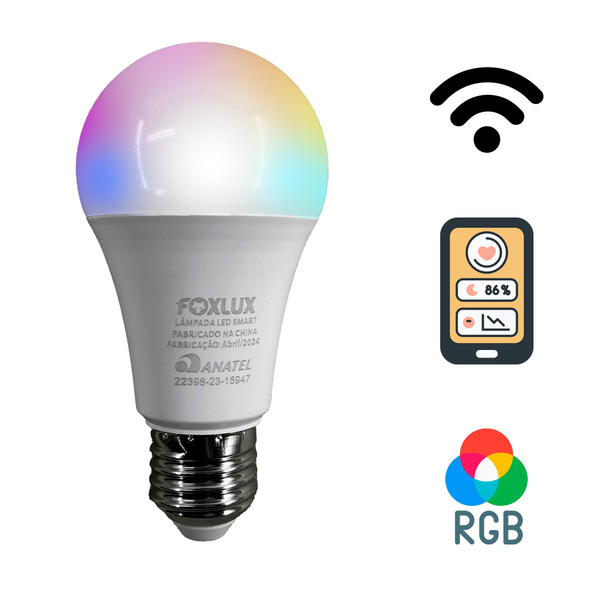 lâmpada wifi rgb