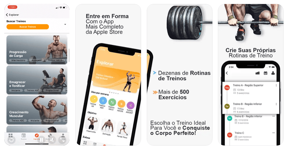 melhor app treino gratuito
