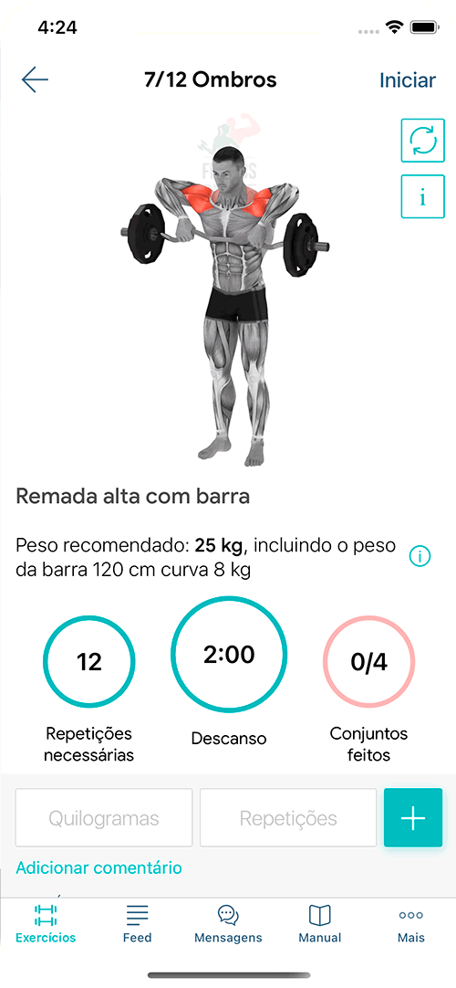 app para treinar em casa grátis