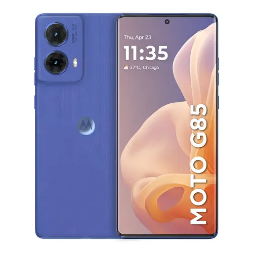 Motorola Moto G85 5G com couro vegano