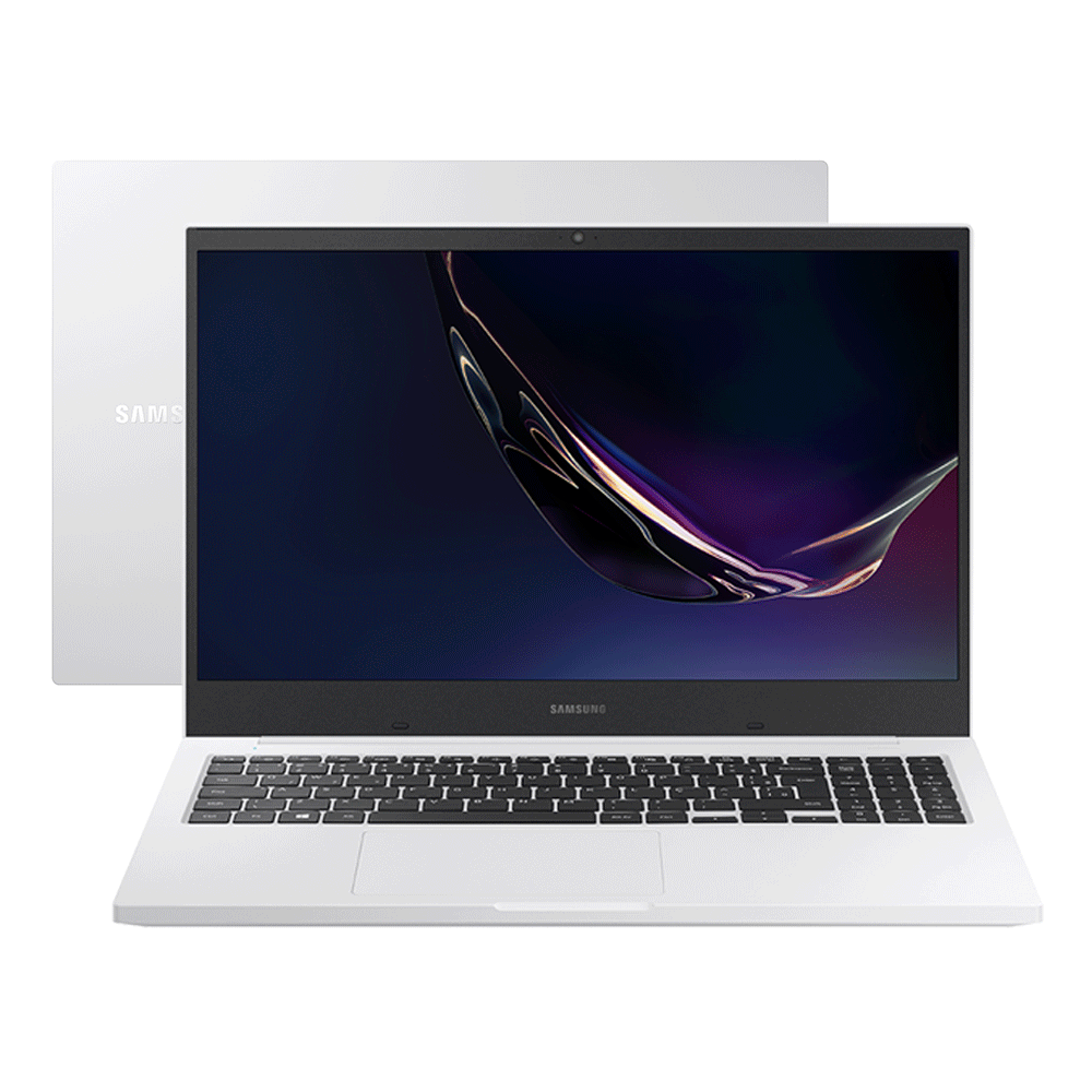 notebook branco com design elegante