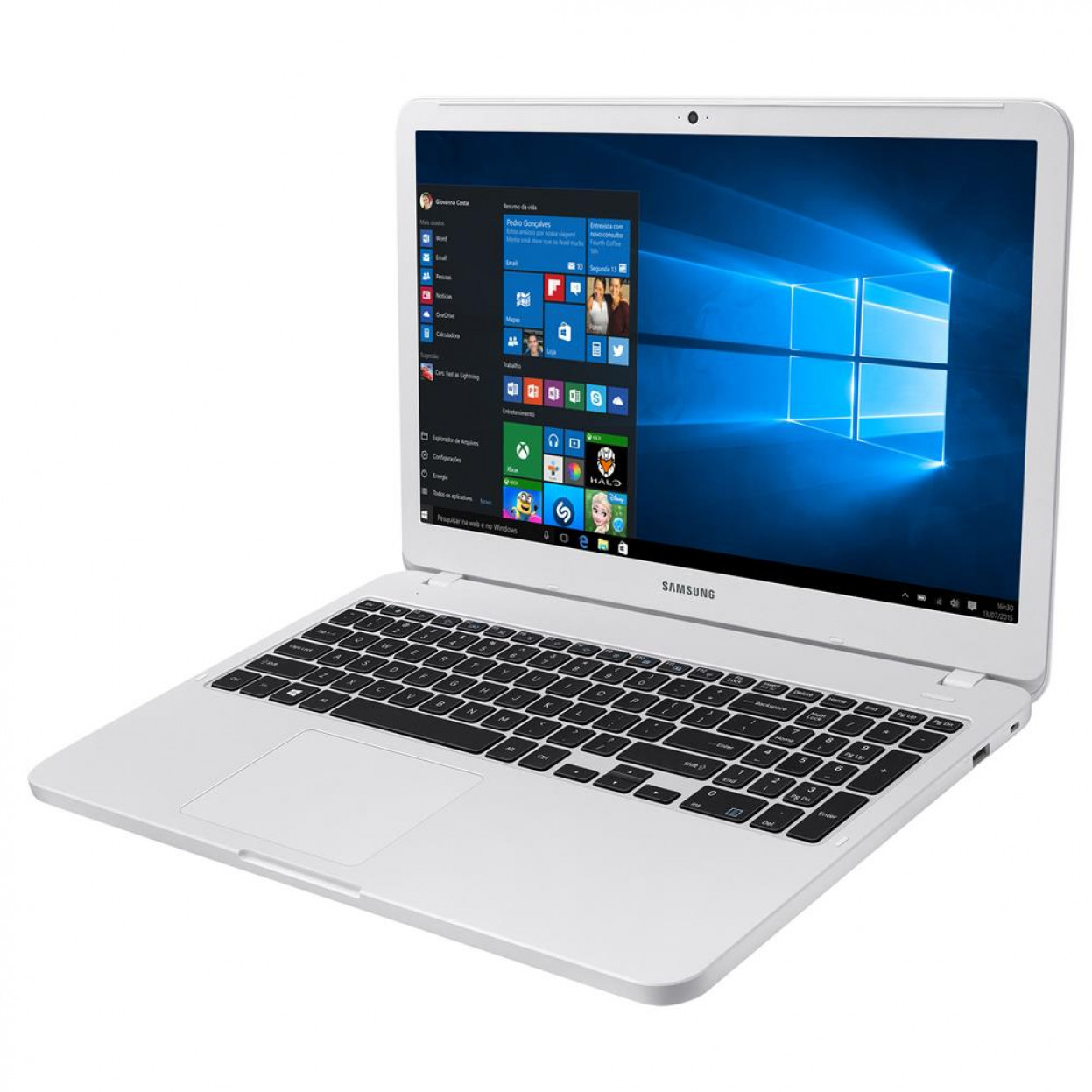 notebook branco HP