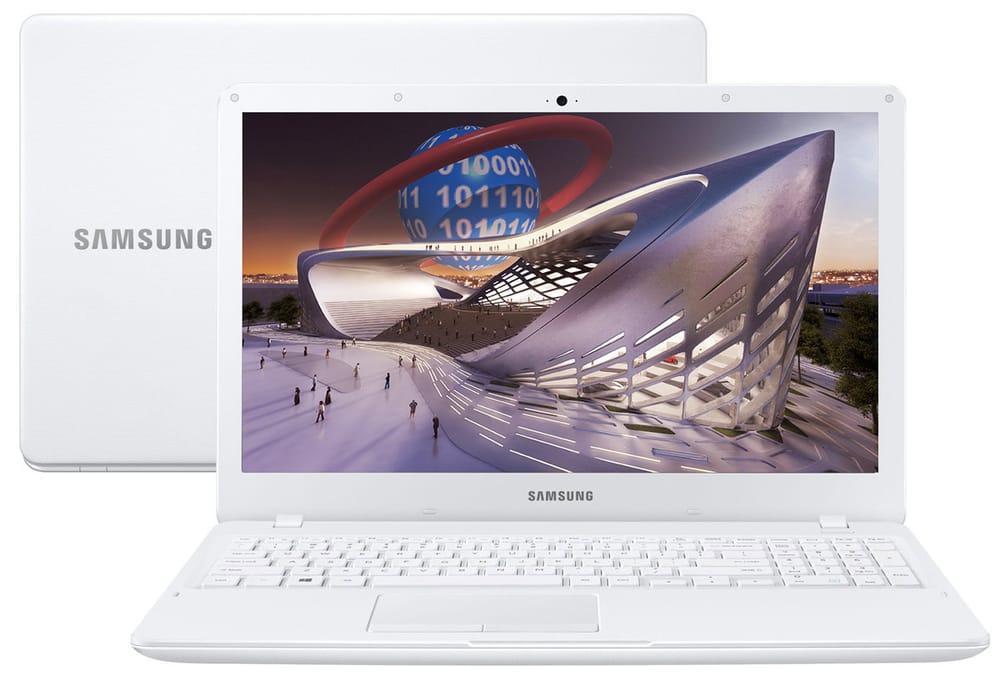 notebook branco Lenovo