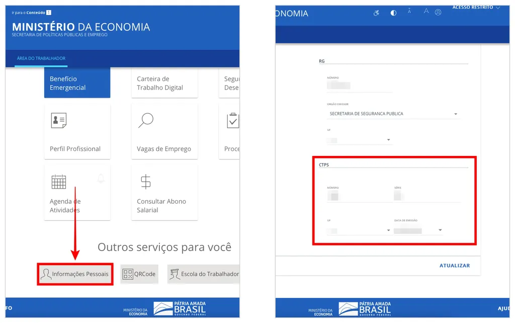 como tirar carteira de trabalho digital passo a passo