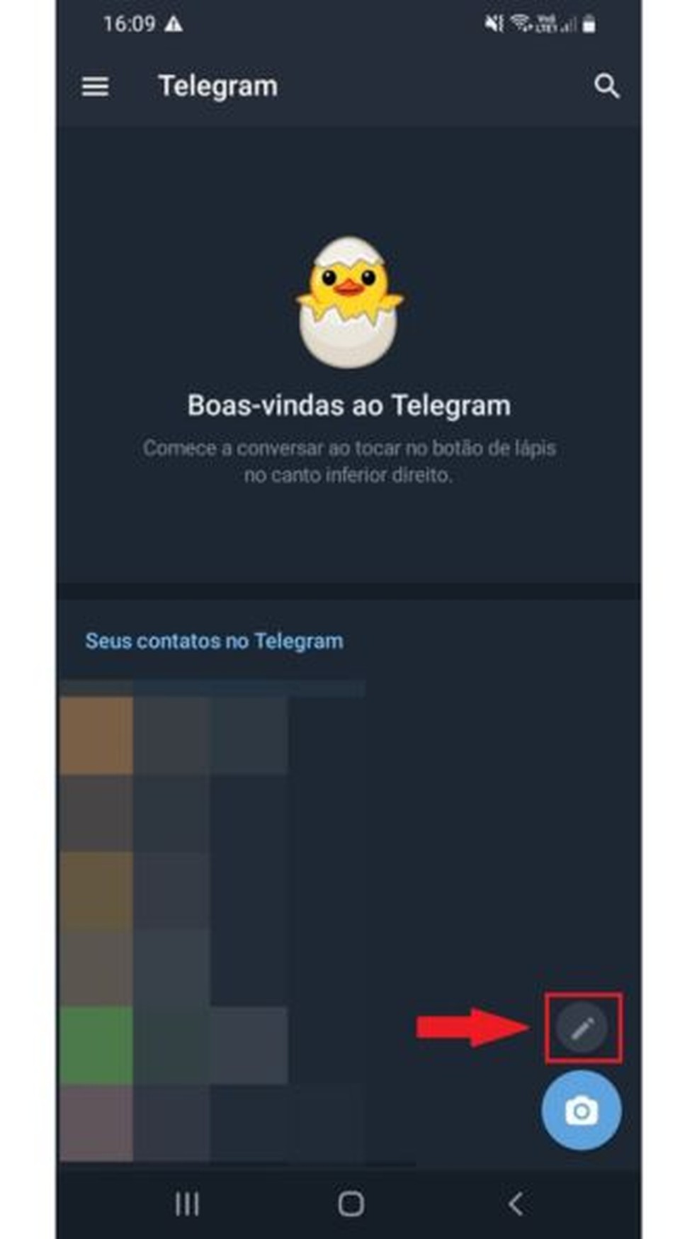privacidade telegram
