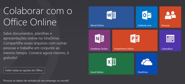 melhores pacotes office online gratuitos
