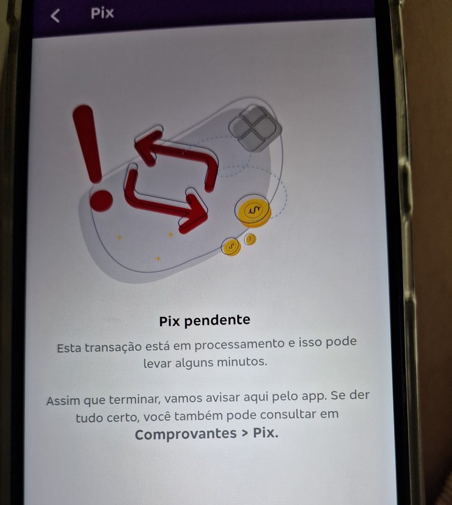 pix não funciona