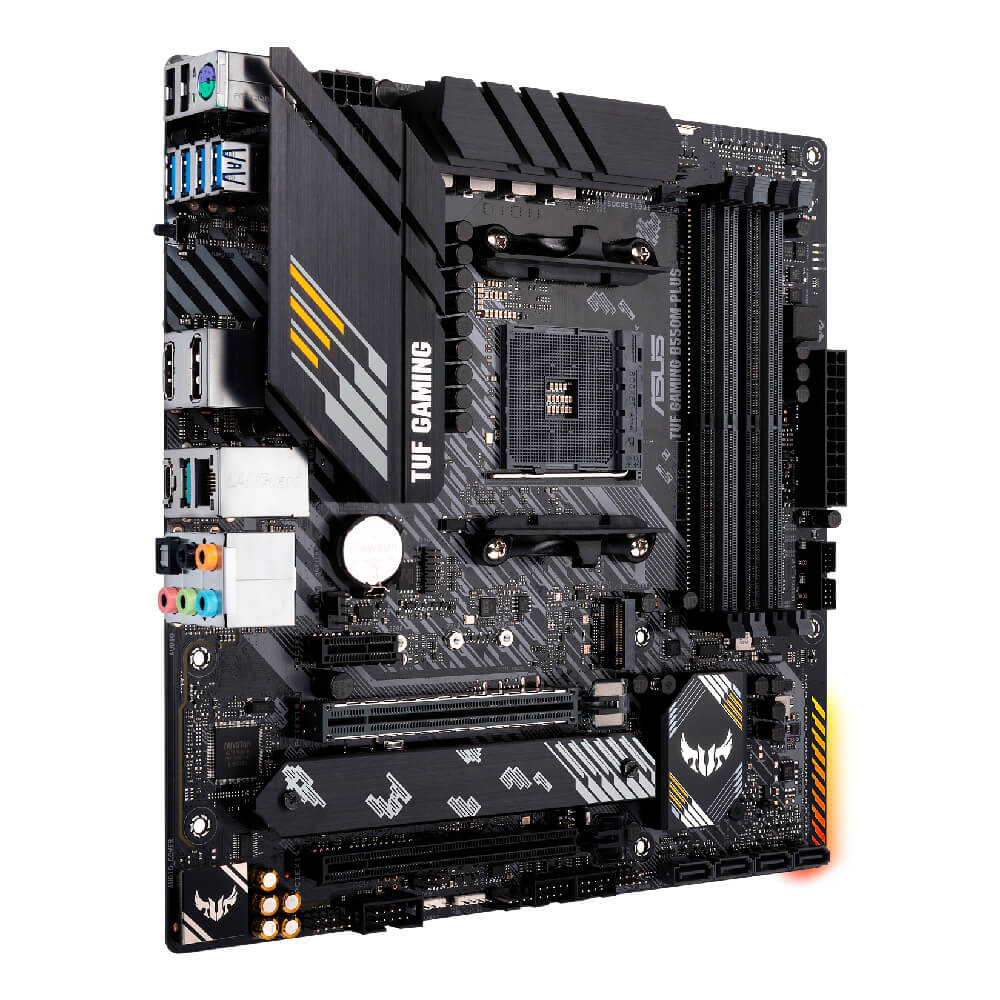 Placa mãe mATX Asus TUF Gaming B550M-Plus