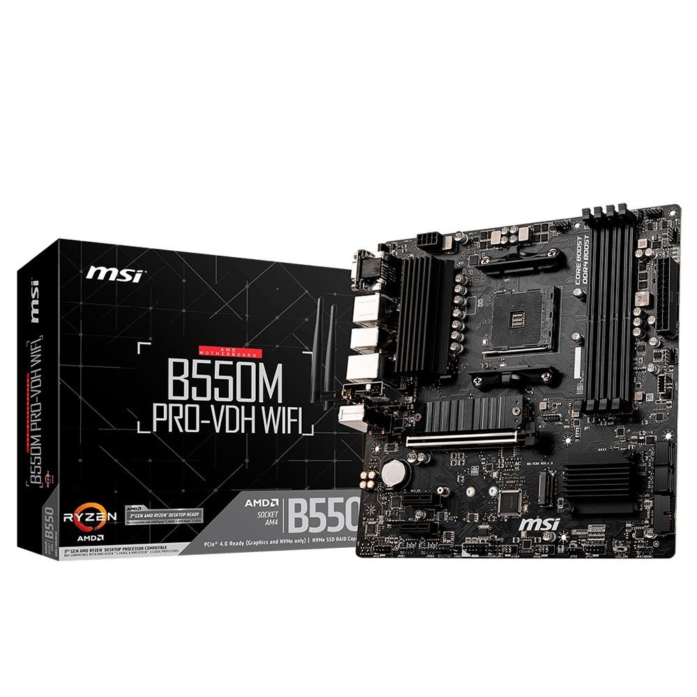 placa mãe msi b550m pro-vdh wifi