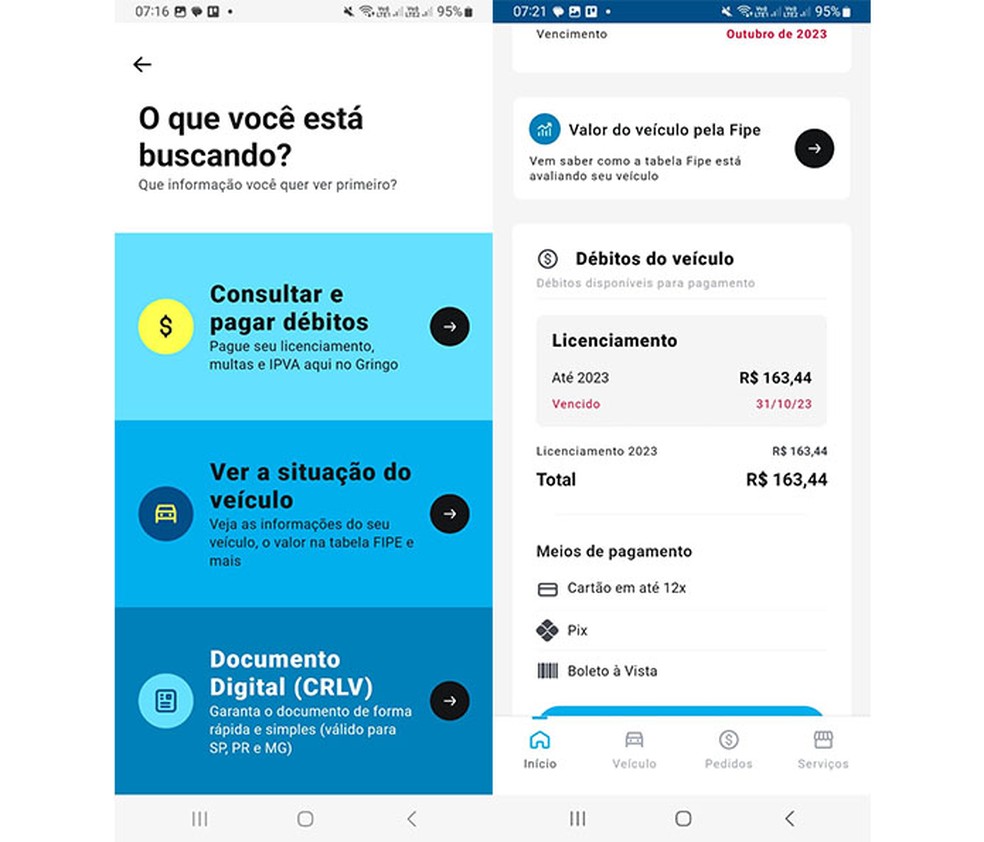 qual o melhor aplicativo para pagar ipva