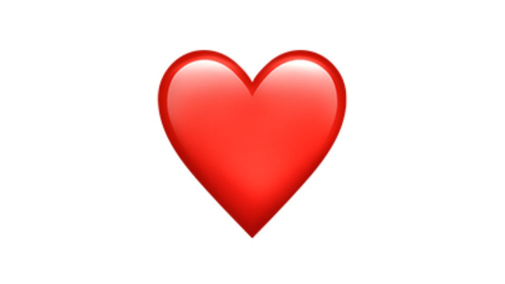 significado emoji coração vermelho whatsapp