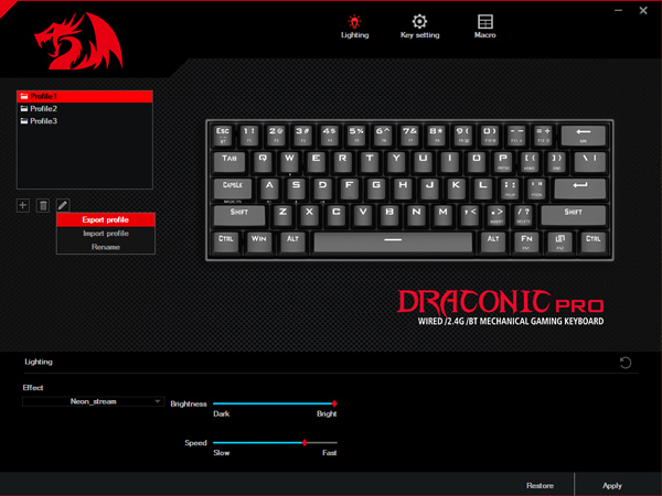 software para mouse redragon