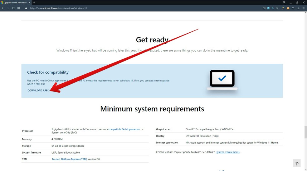 requisitos minimos windows 11